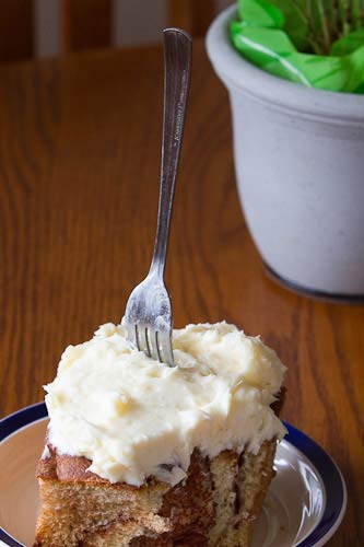 Frosting so dense, it will hold up a fork