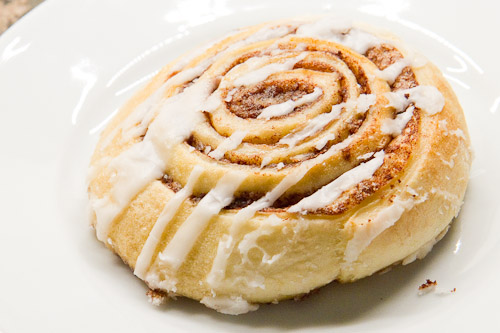 New Moon Cafe and Bakery cinnamon roll